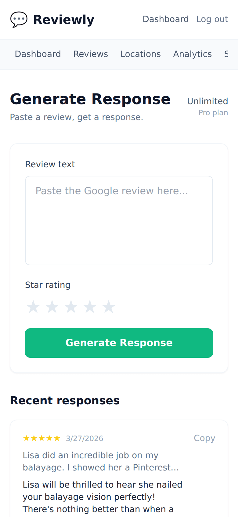Monitor auto-request campaign performance from your phone